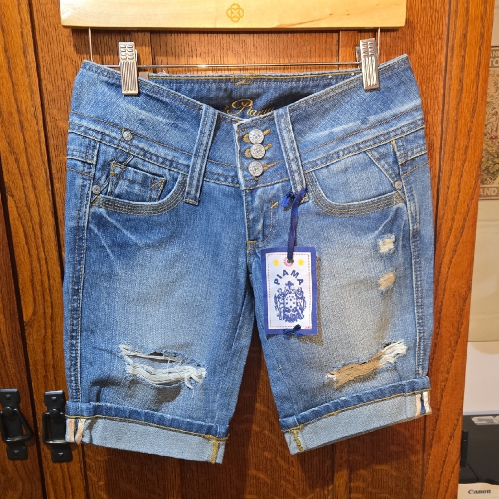NWT,Piama Size 0 Denim Shorts